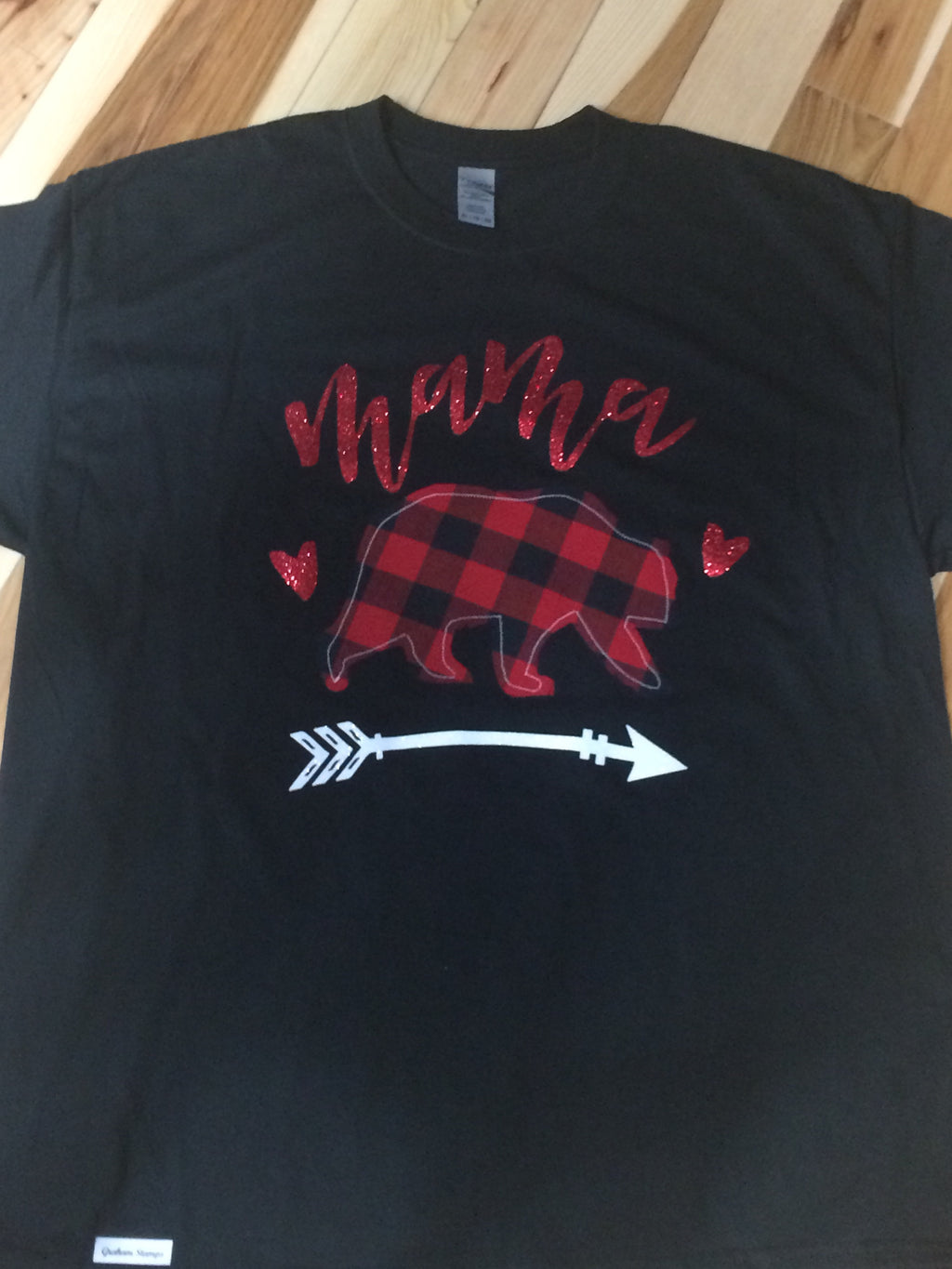 Mama Bear Buffalo Plaid