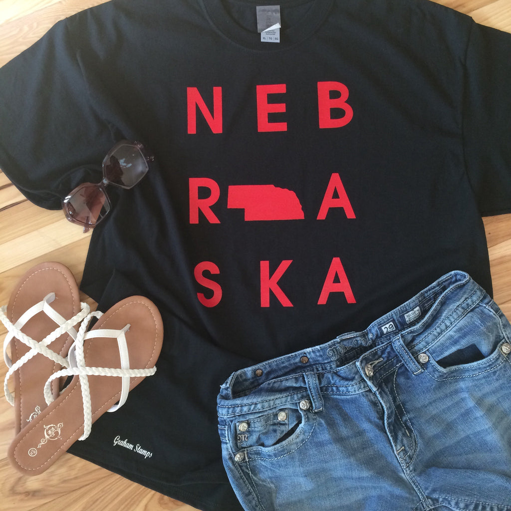 NEBRASKA Gildan 50/50 T-shirt